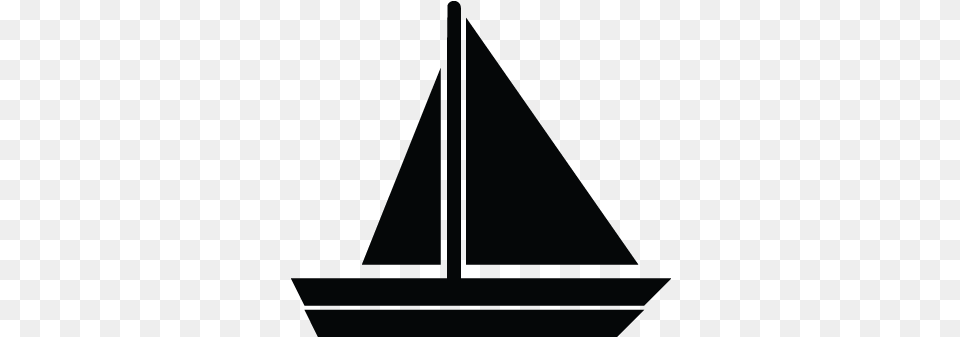 Motor Boat Black And White Sail, Sailboat, Transportation, Triangle, Vehicle Png