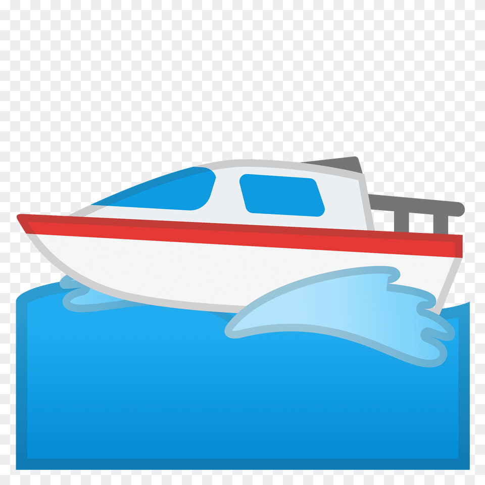Motor Boat Emoji Clipart, Transportation, Vehicle, Yacht, Watercraft Png Image
