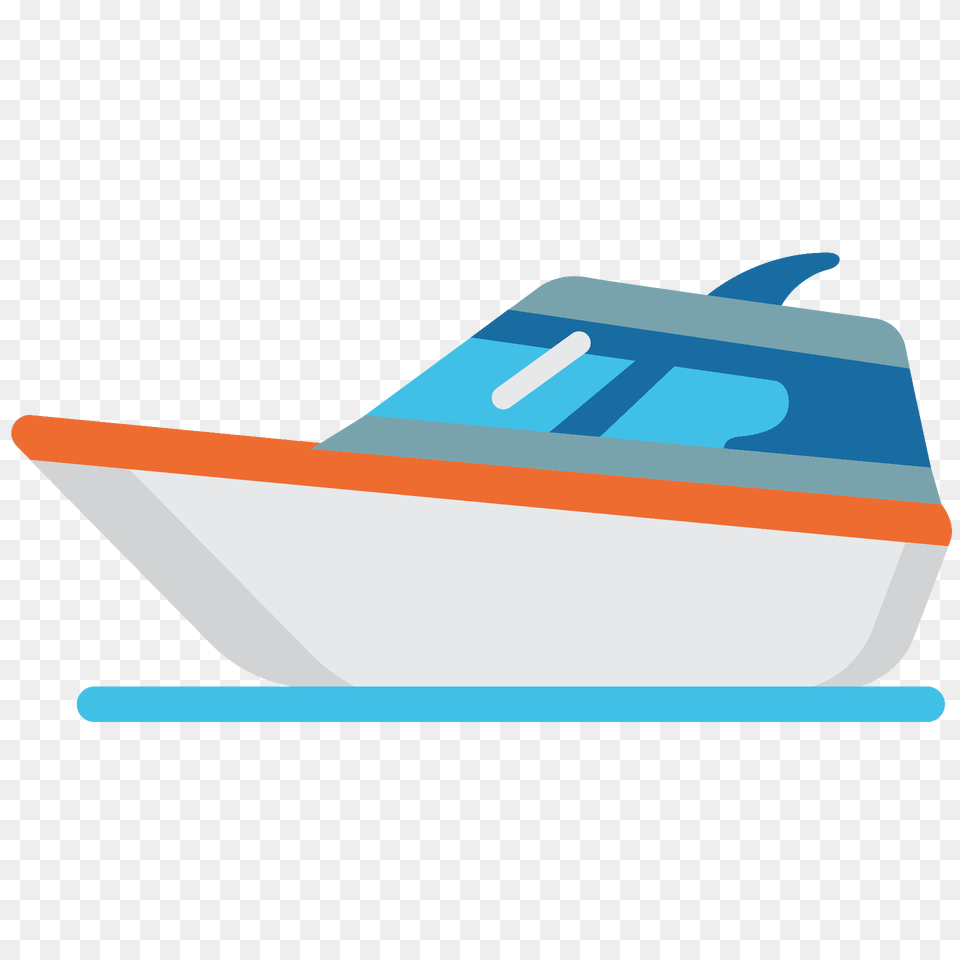 Motor Boat Emoji Clipart, Dinghy, Transportation, Vehicle, Watercraft Png