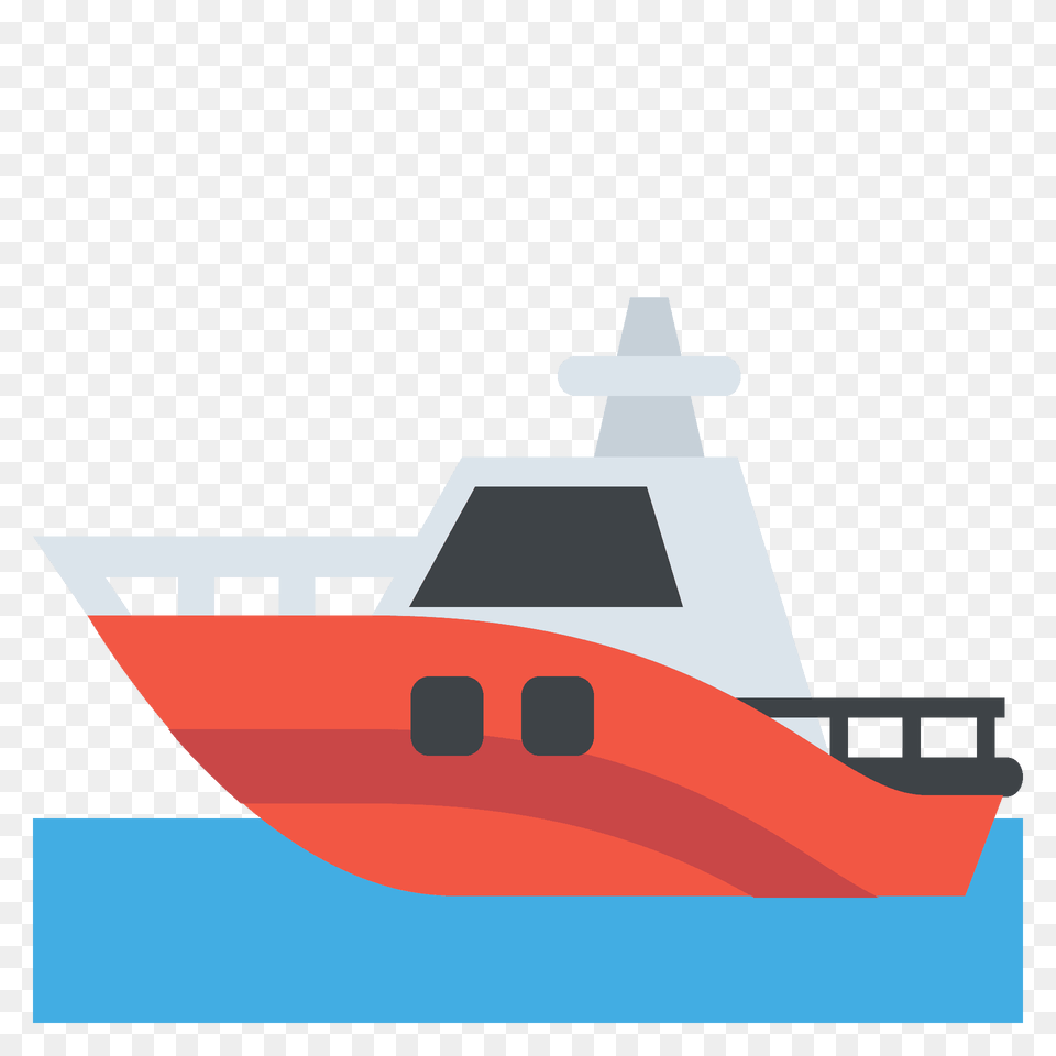 Motor Boat Emoji Clipart, Transportation, Vehicle, Yacht Png