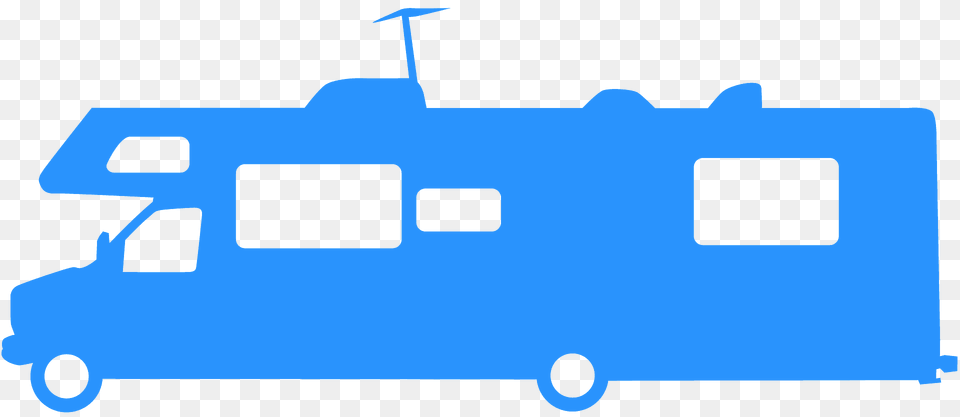 Motor Home Silhouette, Caravan, Transportation, Van, Vehicle Free Transparent Png