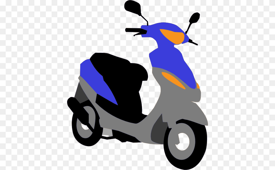 Motor Scooter Clipart Clip Art Images, Vehicle, Transportation, Motorcycle, Motor Scooter Png Image