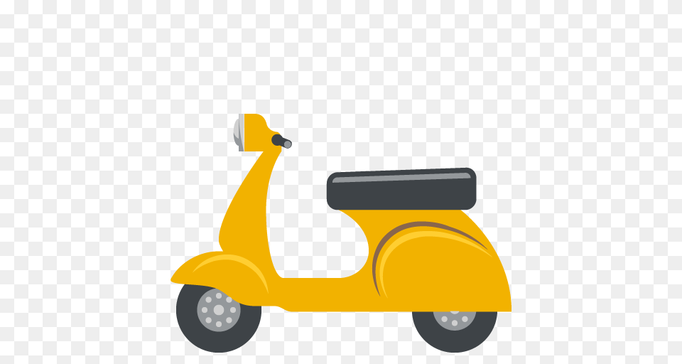 Motor Scooter Emoji Vector Icon Vector Logos Art, Vehicle, Transportation, Motorcycle, Motor Scooter Free Png Download