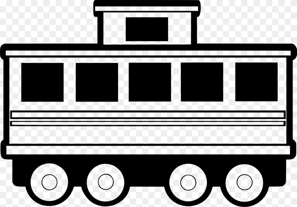 Motor Train Cart Clip Art, Gray Free Transparent Png