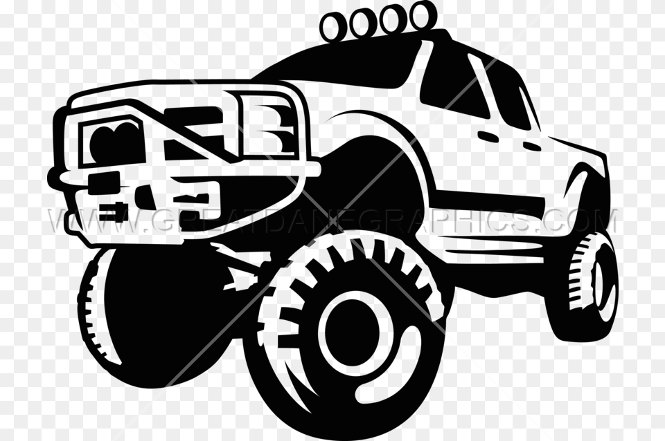 Motor Vehicle Tires Pickup Truck Car Mud Bogging Truck Svg, Machine, Wheel, Transportation, Bulldozer Free Png Download