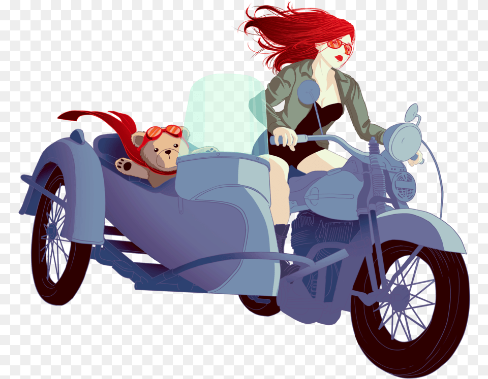 Motorbike Motorcycle, Vehicle, Transportation, Person, Adult Png Image