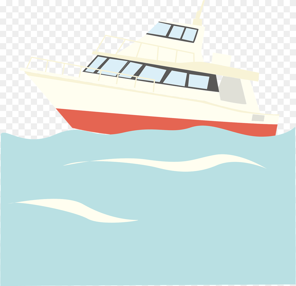 Motorboat Clipart, Transportation, Vehicle, Yacht Png Image