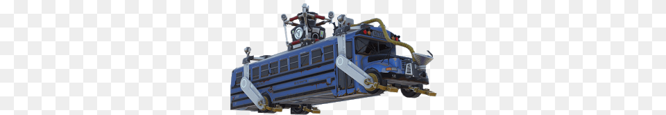 Motorbus Rocket League Fortnite Battle Bus, Transportation, Vehicle, Bulldozer, Machine Free Png Download