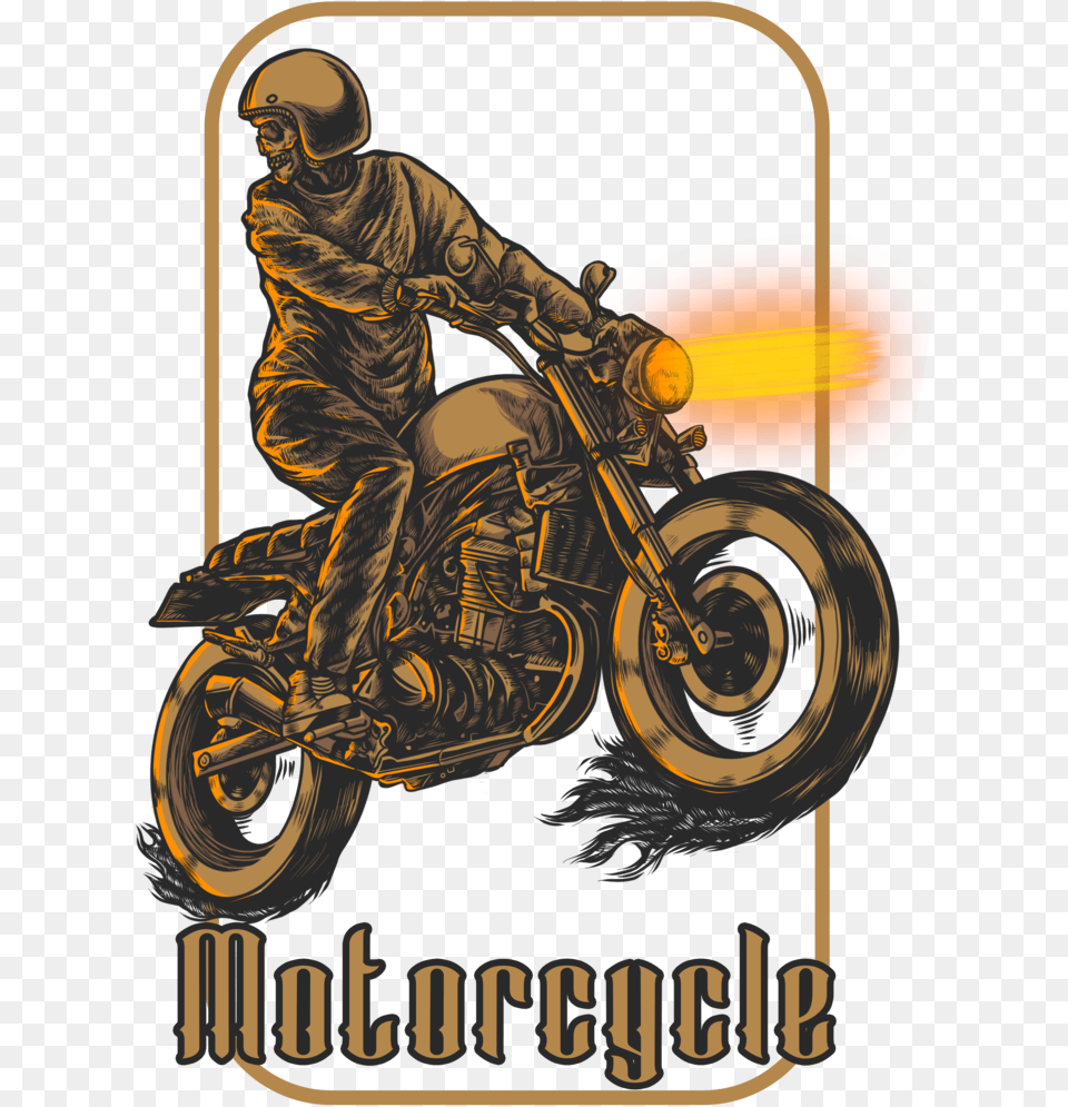 Motorcycle, Vehicle, Transportation, Adult, Person Png Image