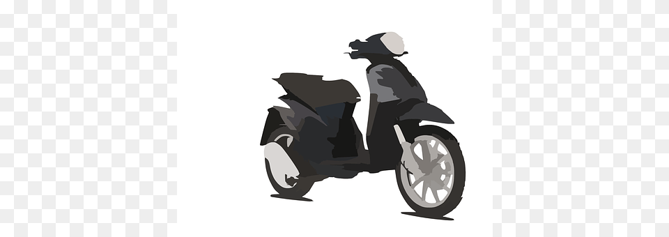 Motorcycle Vehicle, Transportation, Scooter, Person Png Image