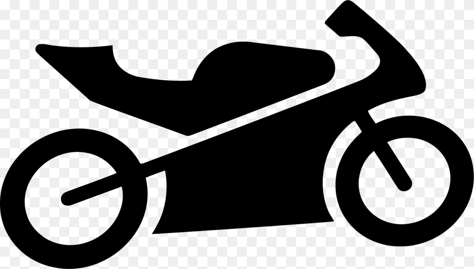 Motorcycle Bicycle Computer Icons Pillion Chopper, Gray Png