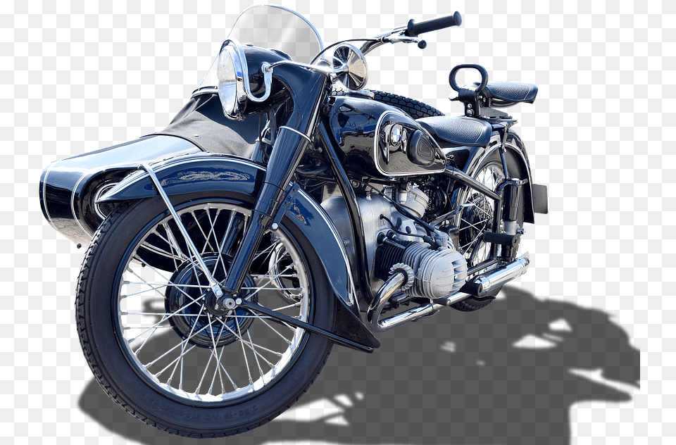 Motorcycle Bmw Historic Motorcycle Oldtimer Oldtimer Motorbike, Spoke, Machine, Motor, Wheel Png Image