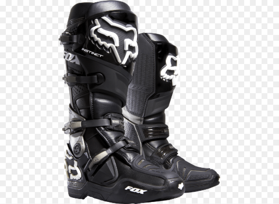 Motorcycle Boots Pic Black Fox Racing Boots, Boot, Clothing, Footwear, Helmet Free Transparent Png