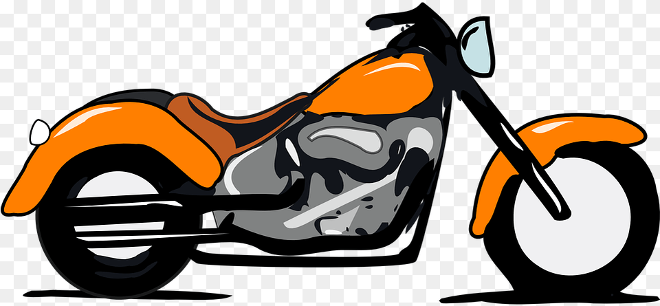 Motorcycle Cartoon Motorbike Transportation Bike Harley Davidson Clipart, Art, Graphics, Vehicle, Machine Free Png