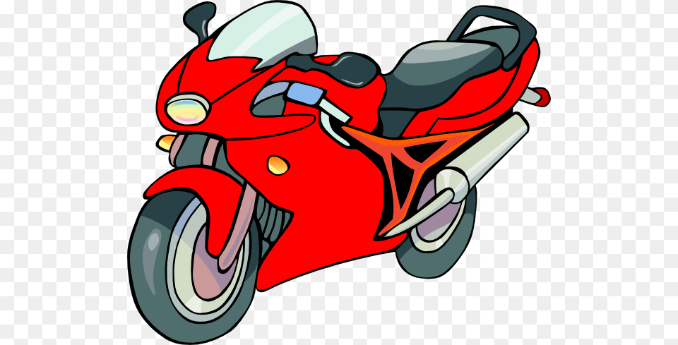 Motorcycle Clip Art Motorcycle Clip Art Cartoon Motorcycle Motorcycle Clip Art, Transportation, Vehicle, Device, Grass Free Png Download