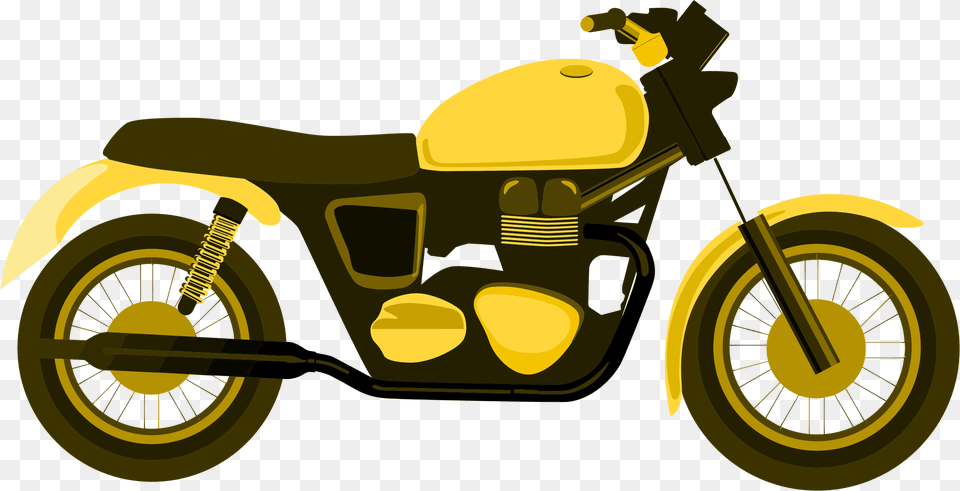 Motorcycle Clipart, Transportation, Vehicle, Machine, Wheel Free Png Download