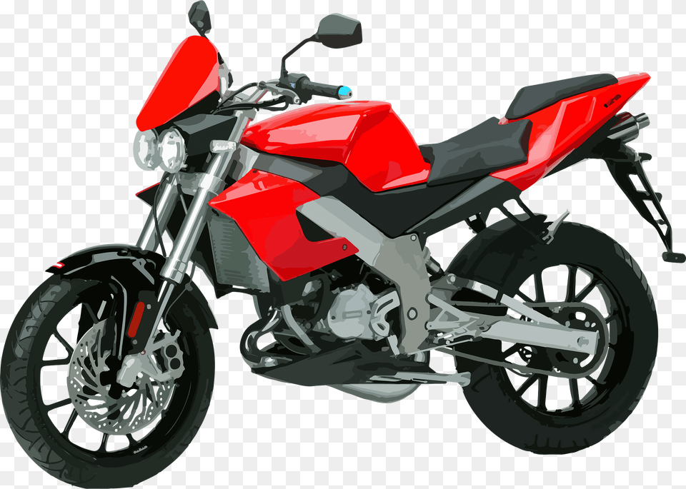 Motorcycle Clipart, Vehicle, Transportation, Machine, Spoke Free Png Download