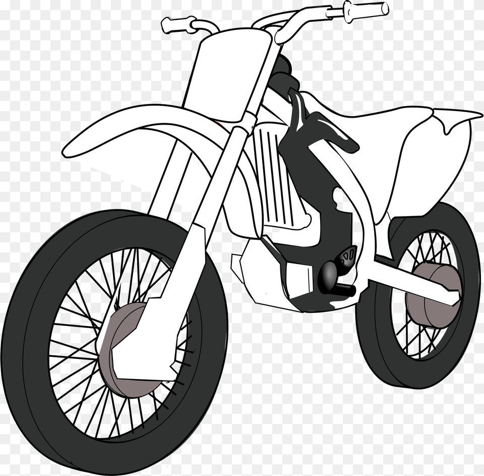 Motorcycle Clipart, Vehicle, Transportation, Moped, Motor Scooter Free Png Download
