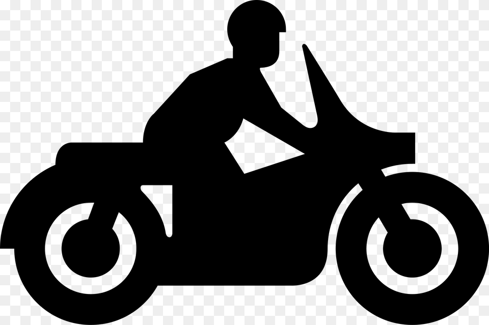 Motorcycle Clipart Clipart Cliparts For You 2 Motor Black And White, Gray Free Png Download