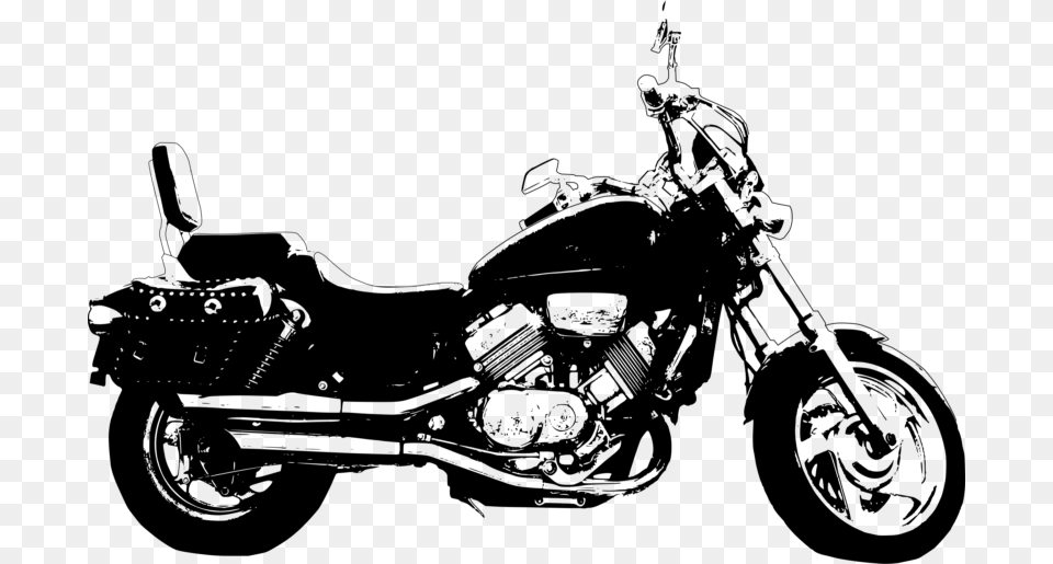 Motorcycle Clipart Images Photos Download, Gray Free Transparent Png