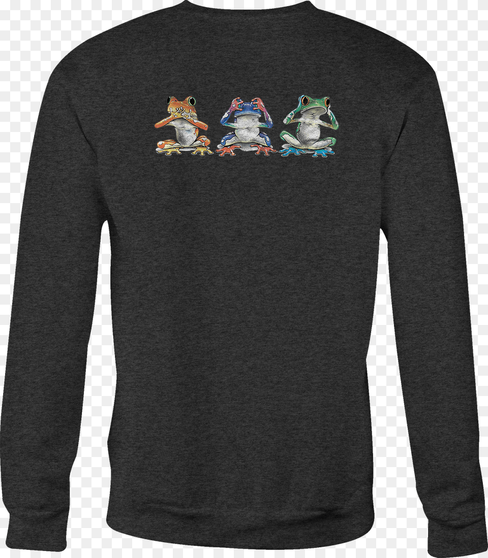 Motorcycle Crewneck Sweatshirt Hear See Hear No Evil Crew Neck, Clothing, Long Sleeve, Sleeve, Knitwear Free Transparent Png