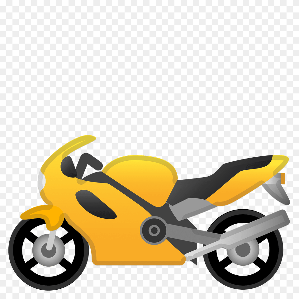 Motorcycle Emoji Clipart, Vehicle, Transportation, Lawn Mower, Lawn Png