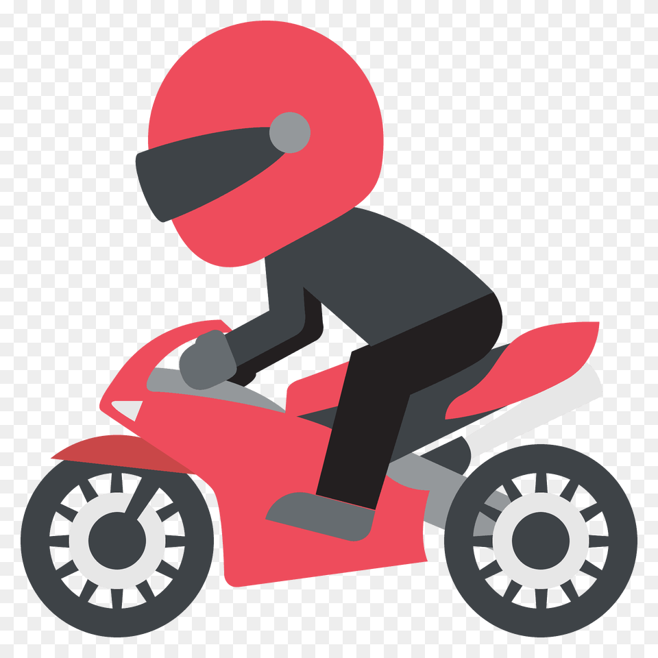 Motorcycle Emoji Clipart, Grass, Lawn, Plant, Device Free Png