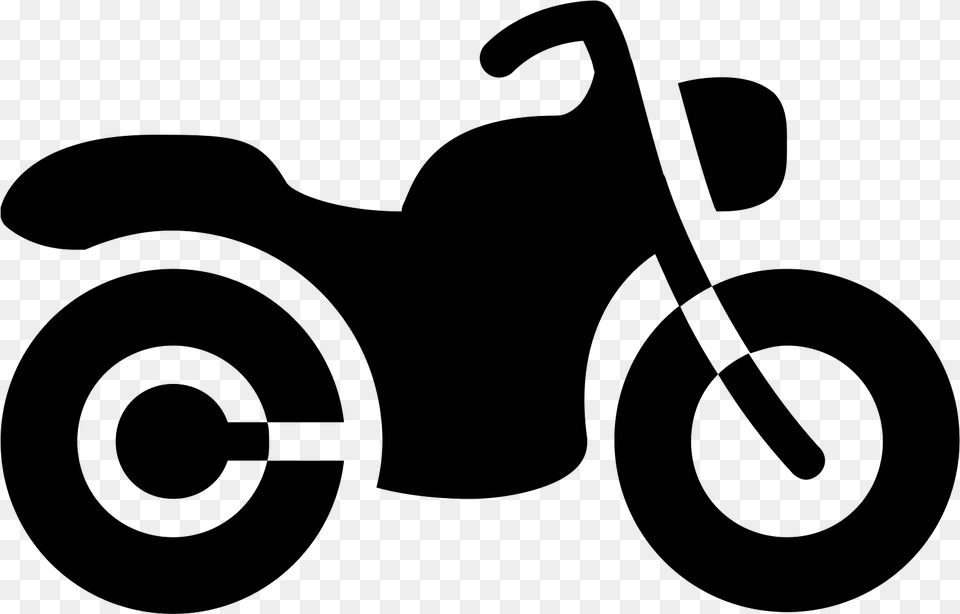 Motorcycle Filled Icon Motorcycle Bike Icon, Gray Free Transparent Png
