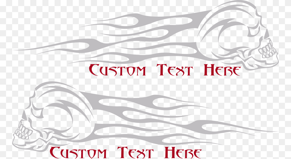 Motorcycle Flaming Skull Fs8 Gas Tank Decals Design Hair Coloring, Stencil, Leisure Activities, Person, Sport Free Transparent Png