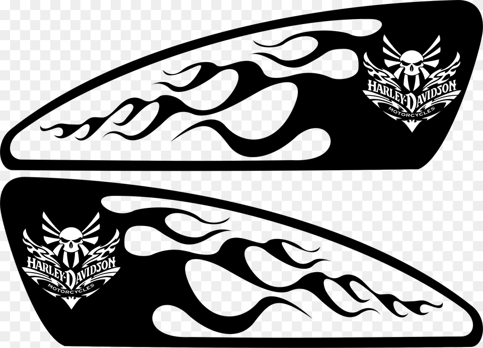 Motorcycle Fuel Tank Harley Davidson Decal Stencil Bike Tank Sticker Design, Nature, Outdoors, Sea, Sea Waves Png Image