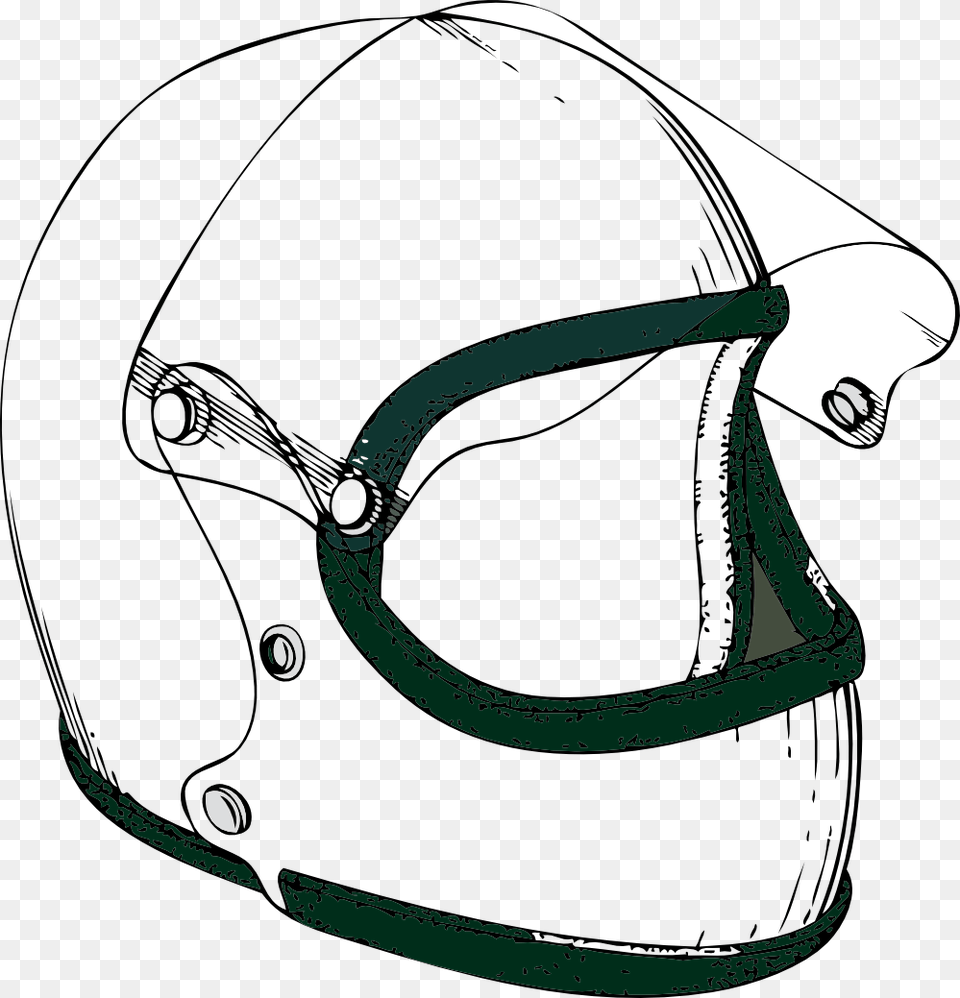 Motorcycle Helmet Clipart Black And White, Crash Helmet, Smoke Pipe Png Image