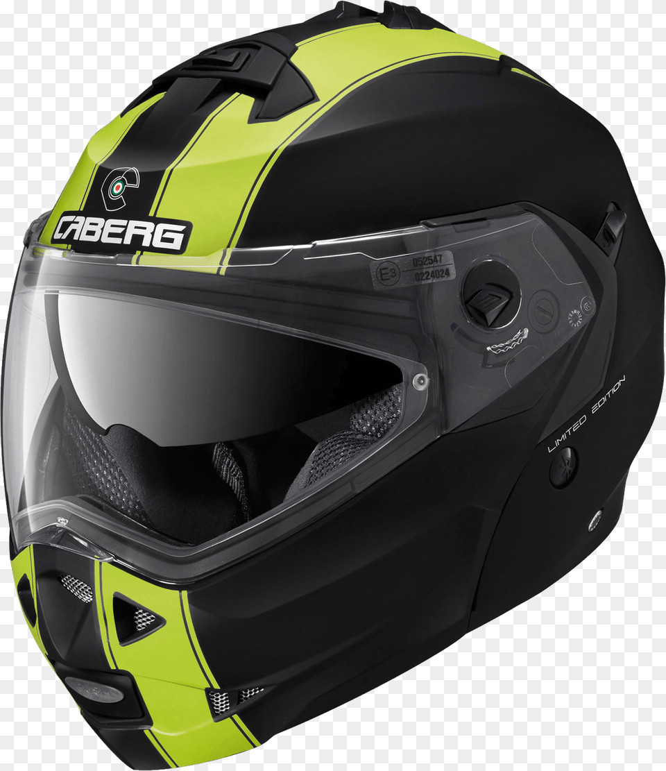 Motorcycle Helmet Image Moto Helmet Caberg Duke 2 Legend Helmet Yellow Black Xl, Crash Helmet, Clothing, Hardhat Free Png