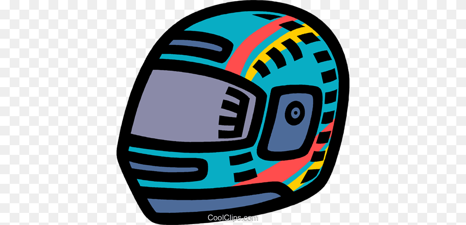 Motorcycle Helmet Royalty Vector Clip Art Illustration, Crash Helmet, Clothing, Hardhat Free Transparent Png