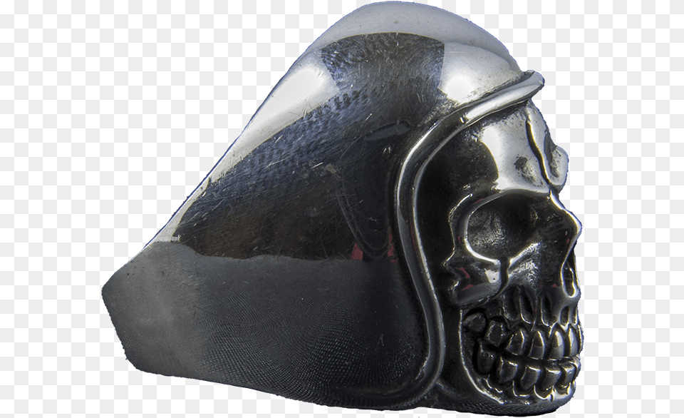 Motorcycle Helmet Skull Ring Solid, Accessories, Crash Helmet Png Image