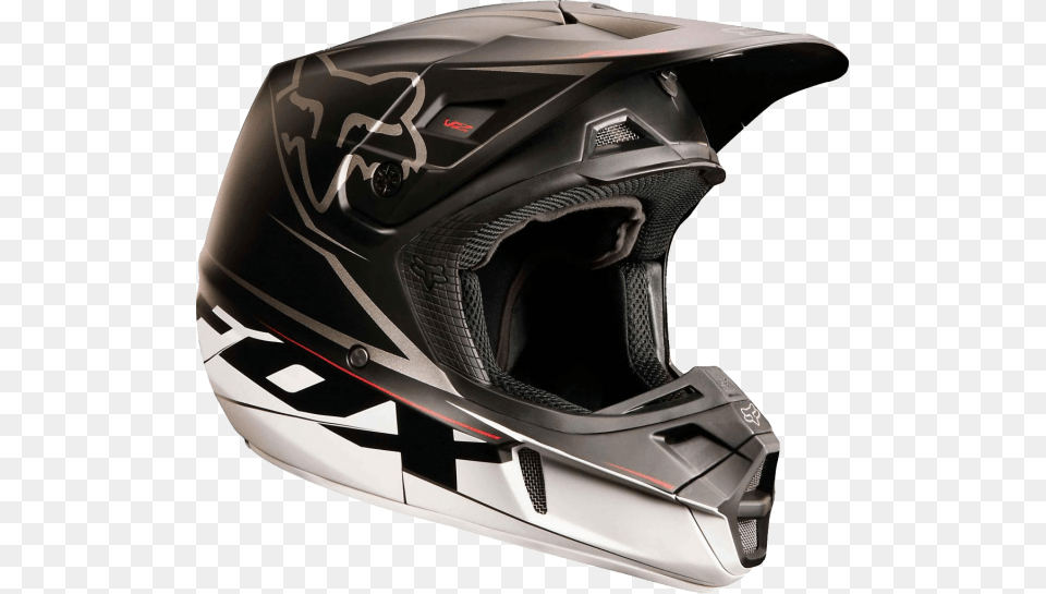 Motorcycle Helmets Fox V2 Matte Black Helmet, Crash Helmet, Clothing, Hardhat Free Png
