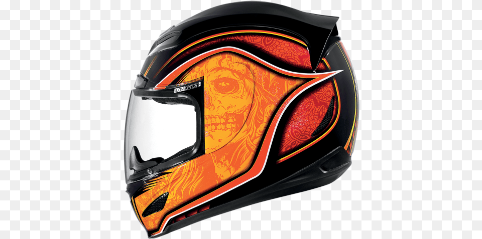Motorcycle Helmets Motorcycle Helmet Orange, Crash Helmet, Clothing, Hardhat Png