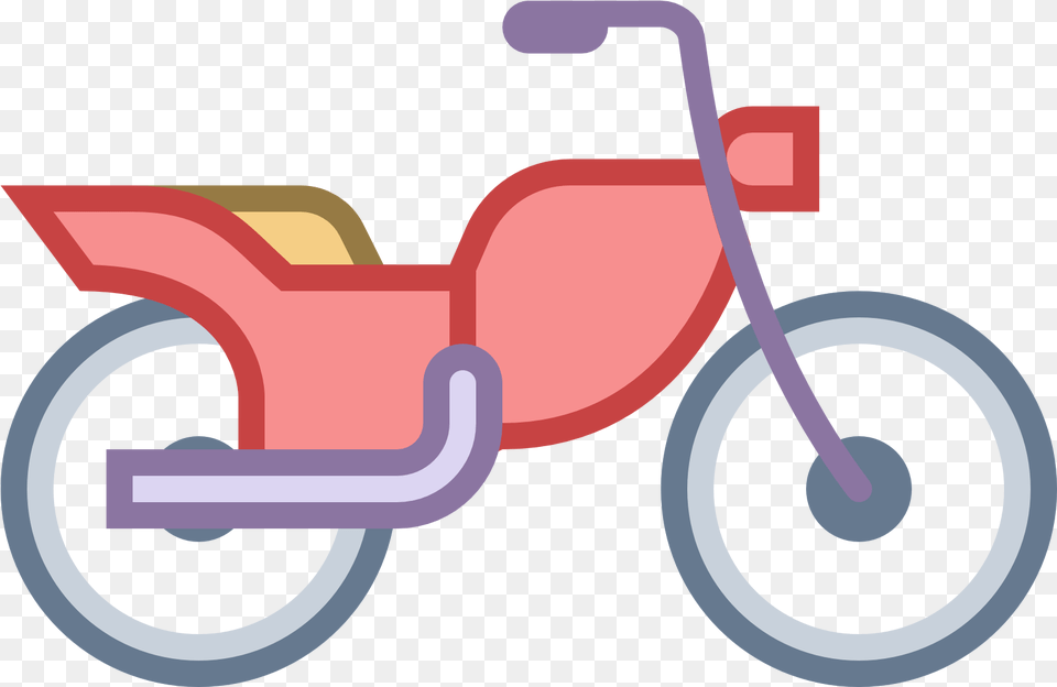 Motorcycle Icon Motorcycle Color Icon, Transportation, Tricycle, Vehicle, Device Free Png