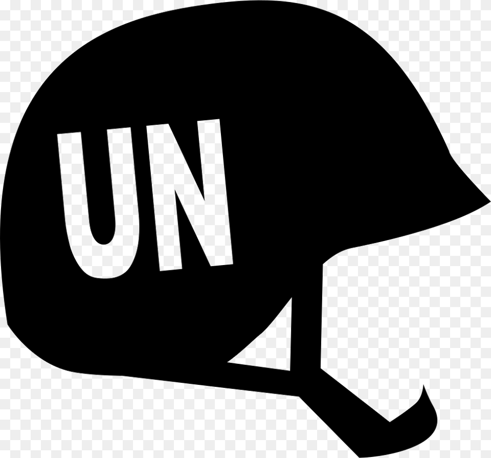 Motorcycle Icon United Nations Peacekeeper Symbol, Helmet, Stencil, Crash Helmet, Clothing Free Png