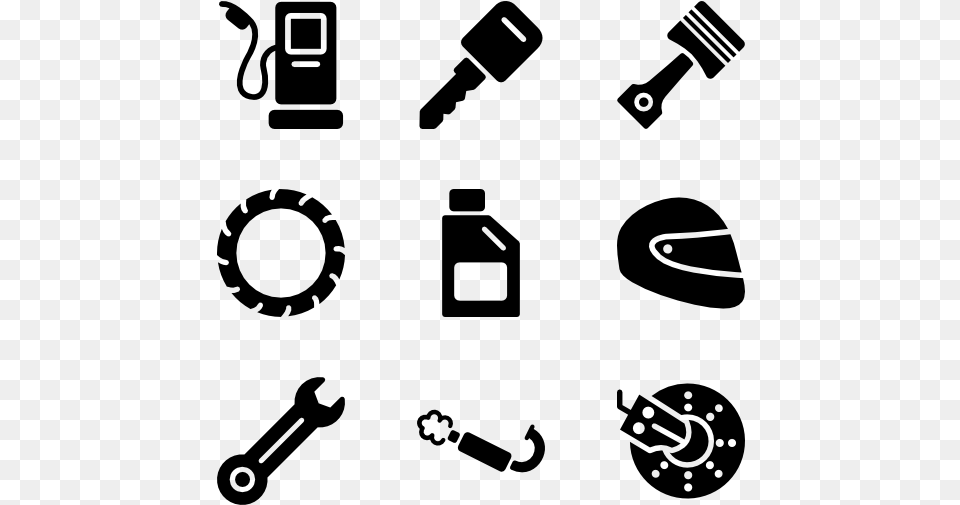 Motorcycle Motorcycle Icons Vector, Gray Free Png Download
