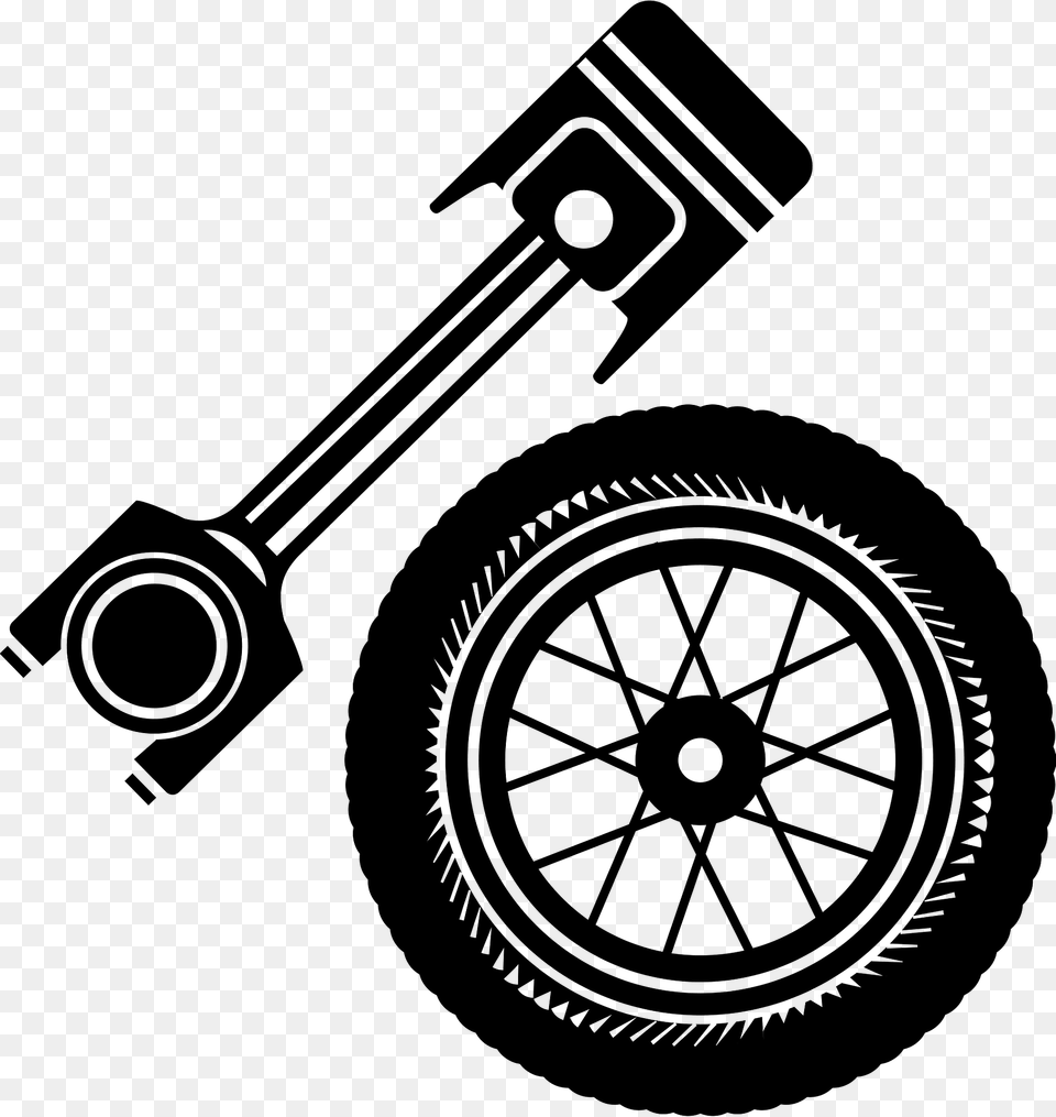Motorcycle Parts Clipart, Alloy Wheel, Vehicle, Transportation, Tire Png Image