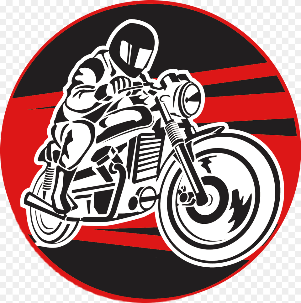 Motorcycle Rider Clipart, Vehicle, Transportation, Grass, Lawn Free Png Download