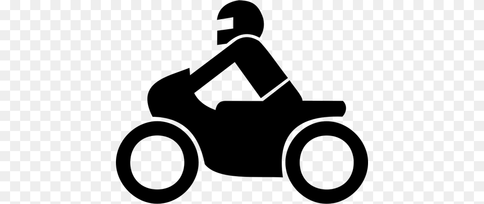 Motorcycle Vector Icon, Gray Free Png