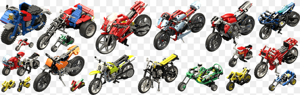 Motorcycles Are One Of The Most Popular Technic Themes Motorcycle, Toy, Machine, Transportation, Vehicle Free Png