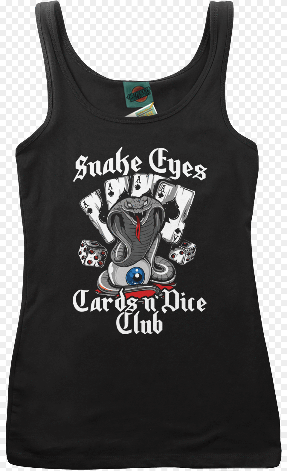 Motorhead Inspired Ace Of Spades Snake Eyes Cards N Guns N Roses Paradise City Shirt, Clothing, Tank Top, Animal, Bird Free Png Download