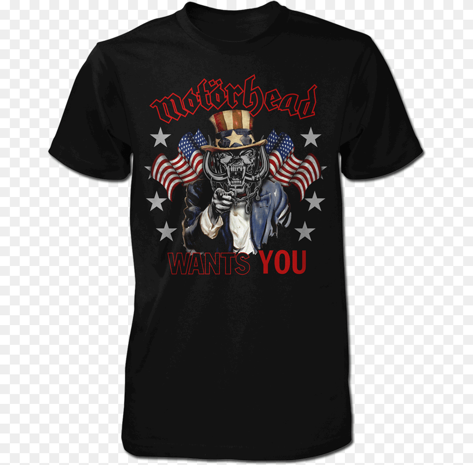 Motorhead Wants You T Shirt Motorhead America Shirt, Clothing, T-shirt, Baby, Person Free Png Download