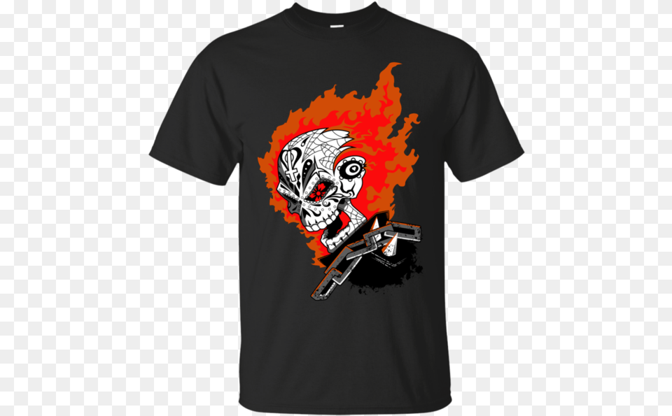 Motorista Fantasma Halloween T Shirt Amp Hoodie, Clothing, T-shirt, Person, Skin Png