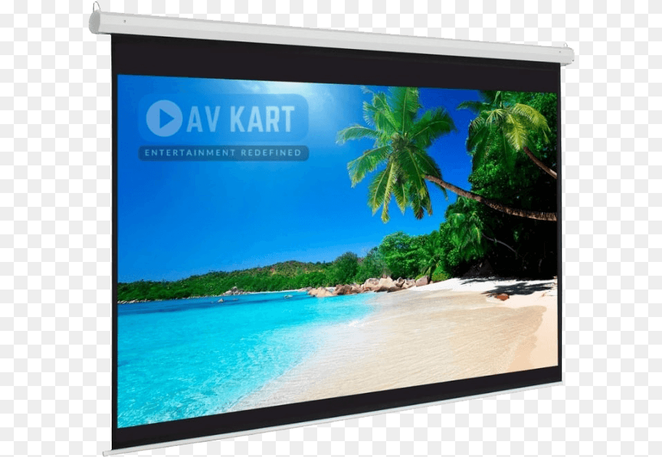 Motorized Projection Screen Also Known As Electric Motorized Projector Screen 16, Tropical, Electronics, Projection Screen, Summer Free Png Download