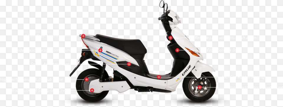 Motorized Scooter, Transportation, Vehicle, Machine, Wheel Free Transparent Png