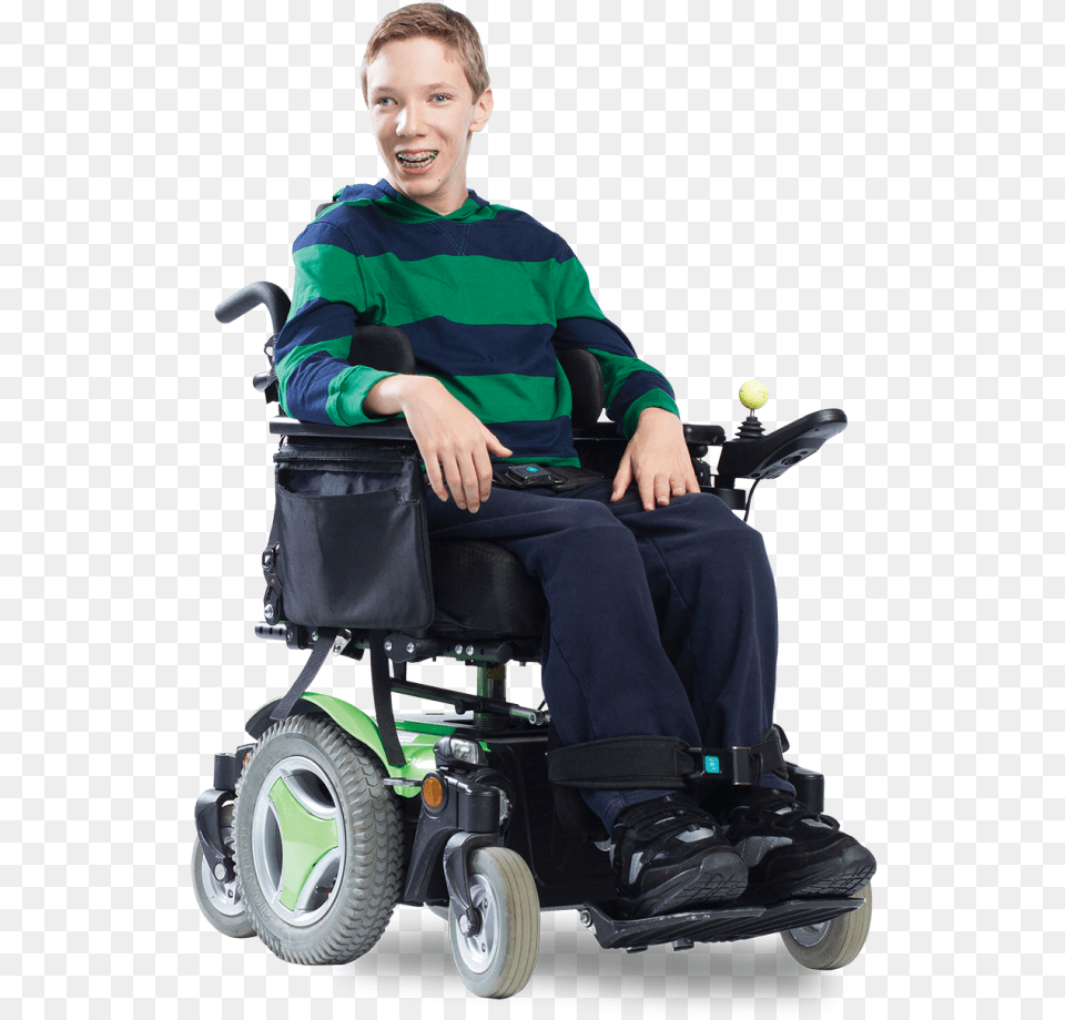 Motorized Wheelchair, Chair, Furniture, Boy, Child Png