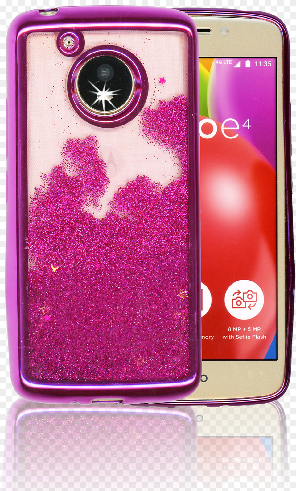 Motorola E4 Mm Electroplated Glitter Case With Stars, Electronics, Mobile Phone, Phone Png Image